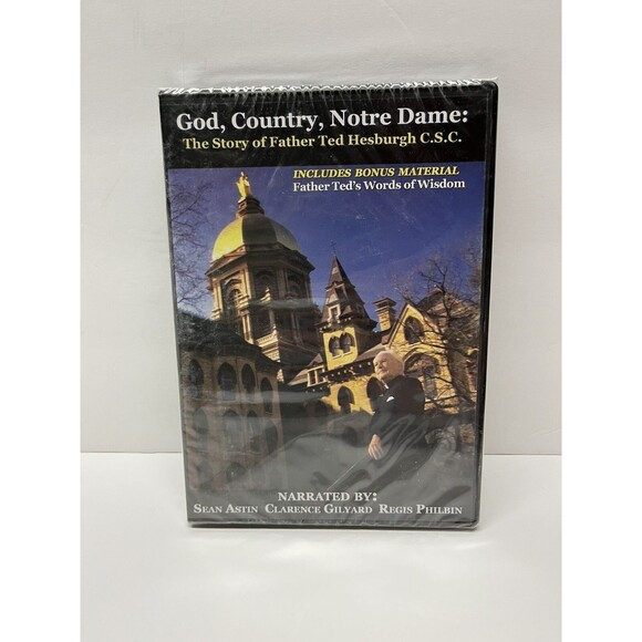 God, Country, Notre Dame: The Story of Father Ted Hesburgh DVD - NEW - Picture 1 of 4